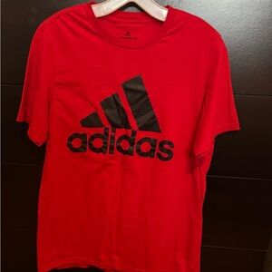 Adidas Men's Red T-Shirt